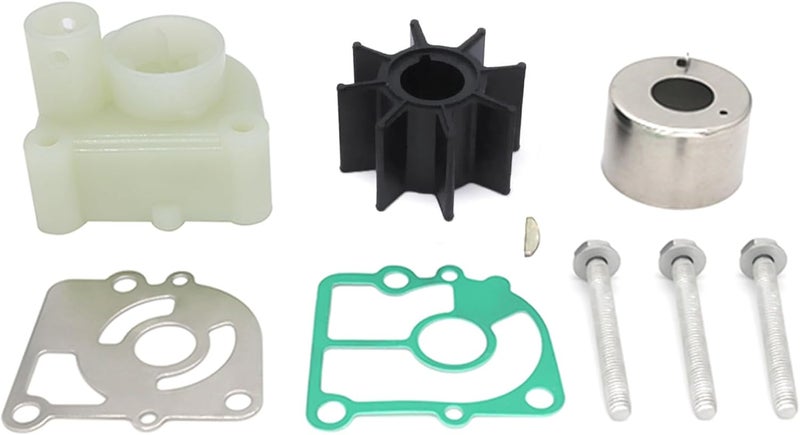 QUICKMARINER QuickMarine 853792A09 Water Pump Impeller Repair Kit for Mecury Marine 15 HP Outboard Motors replaces 8M0070780 Boat Engine - Image 1